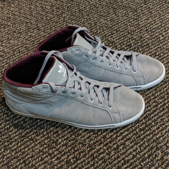 grey suede high tops